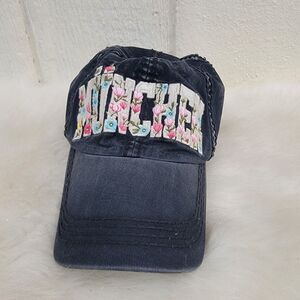 Robin Ruth floral embroidered Munchen ball cap adjustable